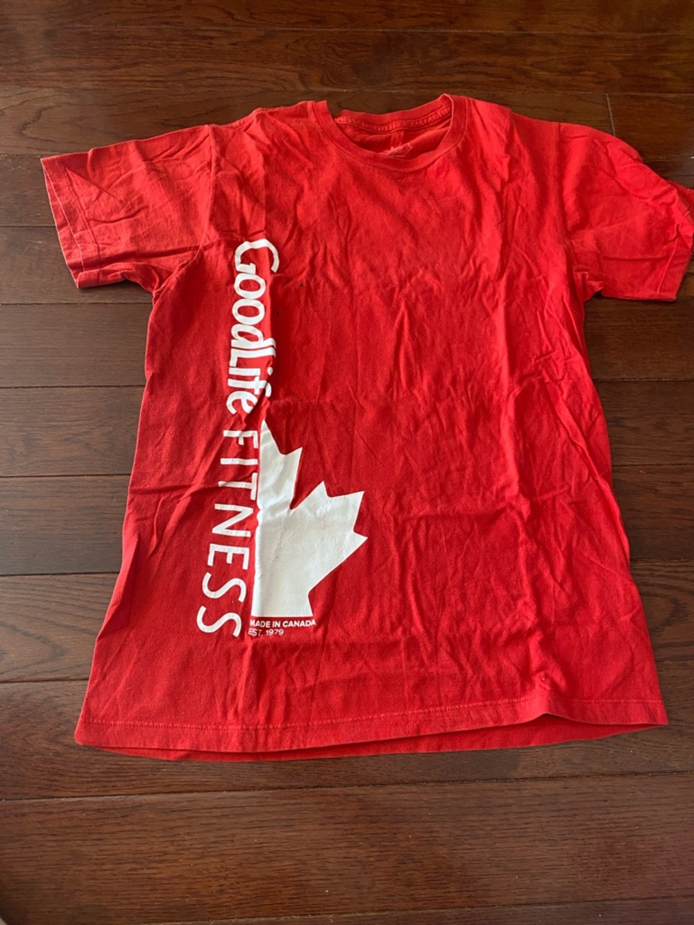 GoodLife Fitness Red Graphic Tee